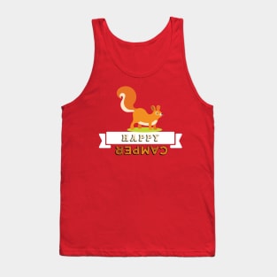 Happy camper squirrel Tank Top